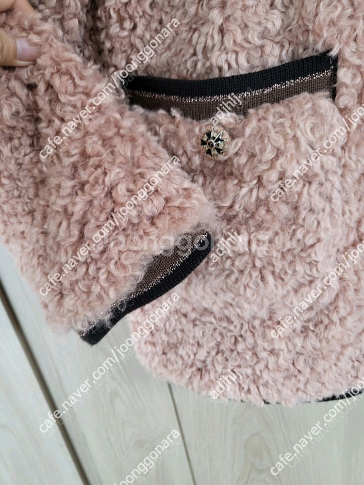 니팅 블록 퍼 재킷--6