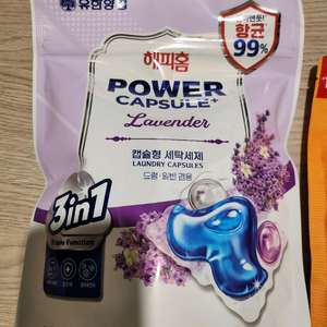 해피홈 파워캡슐 라벤더 32개입 세탁세제