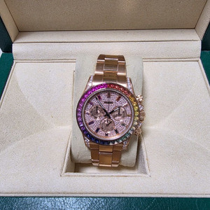 롤렉스 데이토나 레인보우 시계 팝니다.