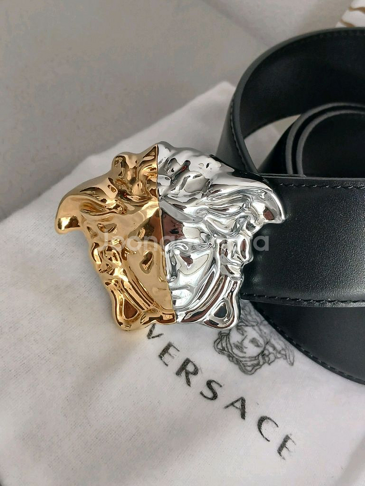 베르사체 메두사 투톤 벨트--4