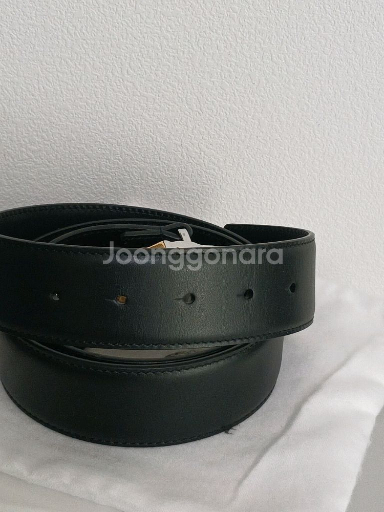 베르사체 메두사 투톤 벨트--6