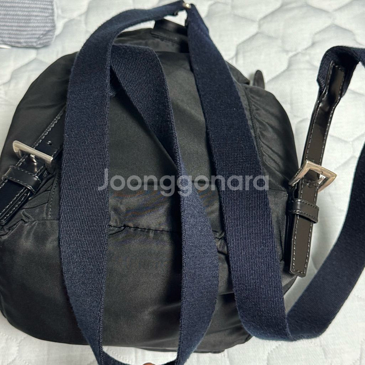 프라다 나일론 백팩--5