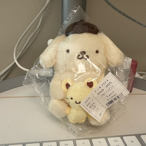 폼폼푸린 페어 마스코트 인형 키링