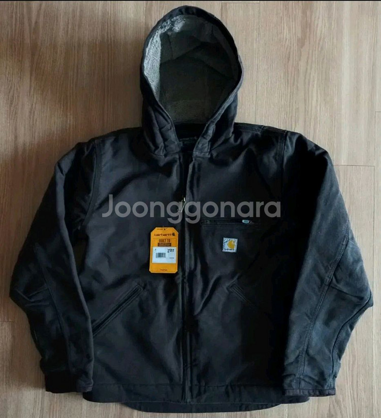 [새제품] 칼하트 디트로이트 양털후드 집업 자켓 100--0