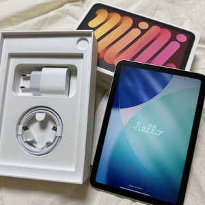 아이패드 미니 7세대 A17 pro wifi 256GB(스타라이트)+애플팬슬프로+맥세이프케이스 팝니다(3달사용)