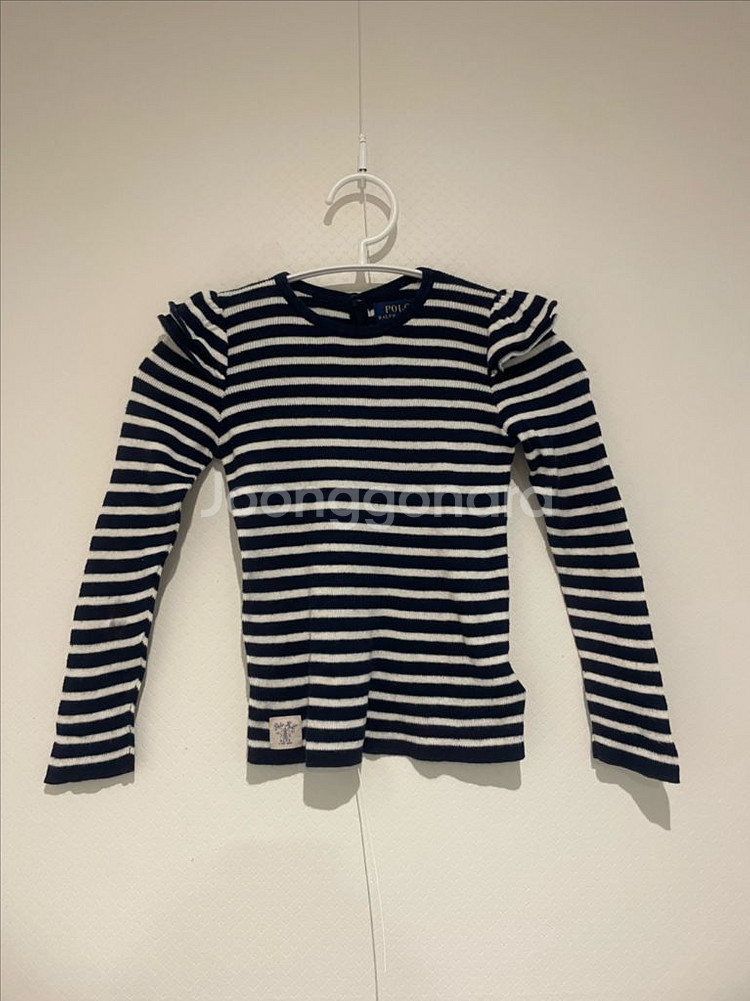 폴로 랄프로렌 스트라이프 니트 4T--0
