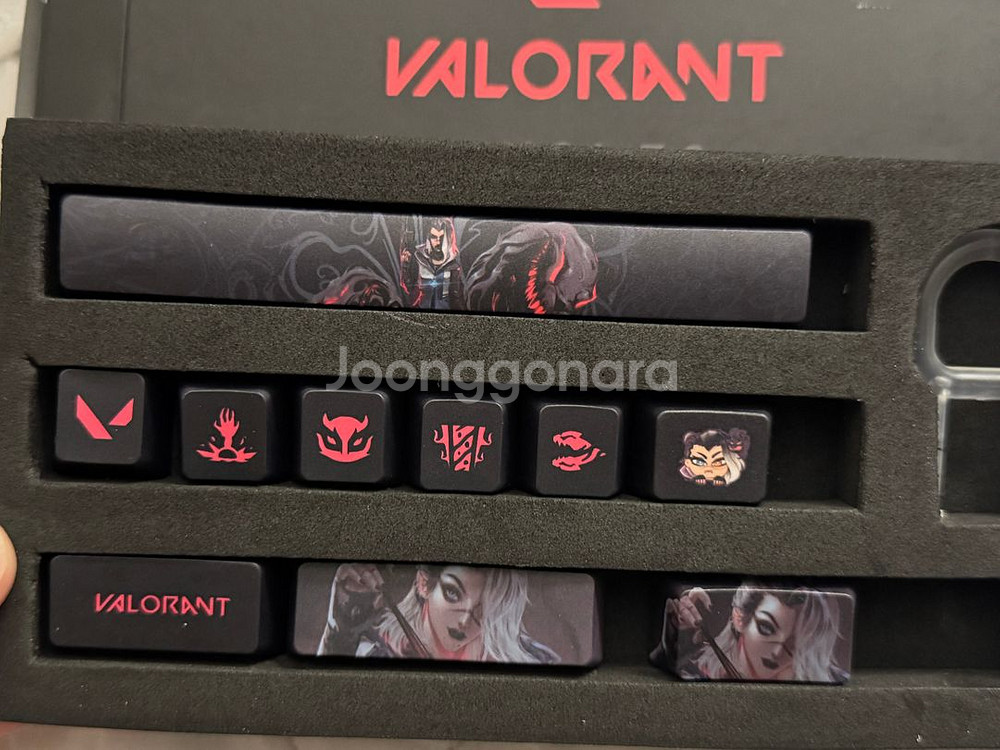 발로란트 캐릭터 키캡 새거 팝니다 일괄판매--0