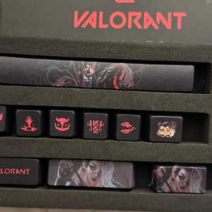 발로란트 캐릭터 키캡 새거 팝니다 일괄판매