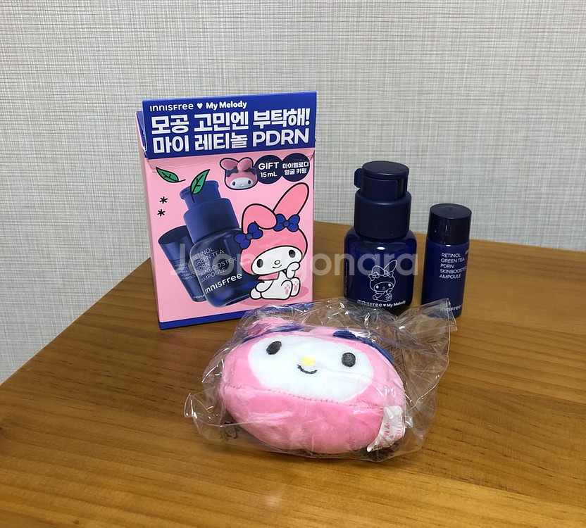 이니스프리 마이멜로디 레티놀 그린티 pdrn 앰플 + 리들샷100 마스크팩--0