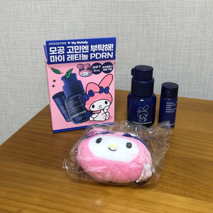 이니스프리 마이멜로디 레티놀 그린티 pdrn 앰플 + 리들샷100 마스크팩