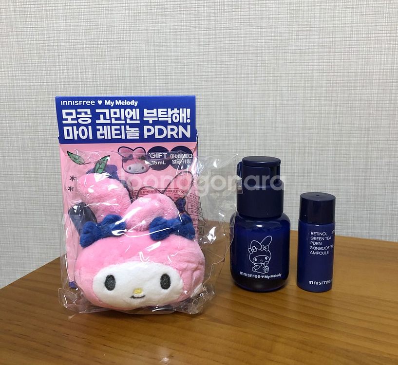 이니스프리 마이멜로디 레티놀 그린티 pdrn 앰플 + 리들샷100 마스크팩--1
