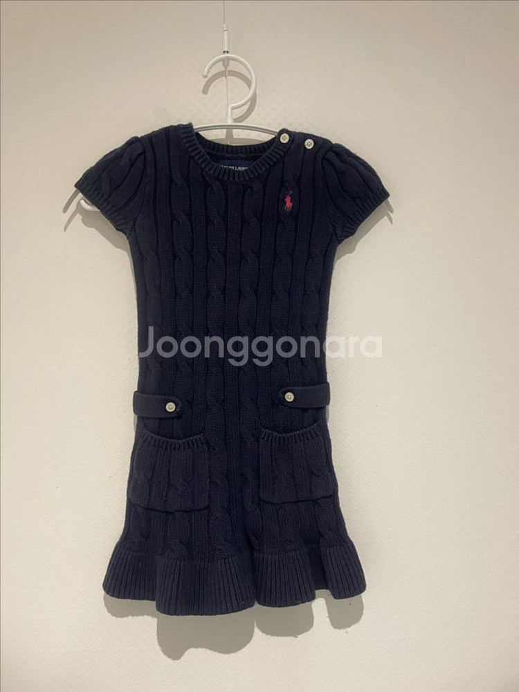 폴로 랄프로렌 케이블 니트 원피스 24M--0