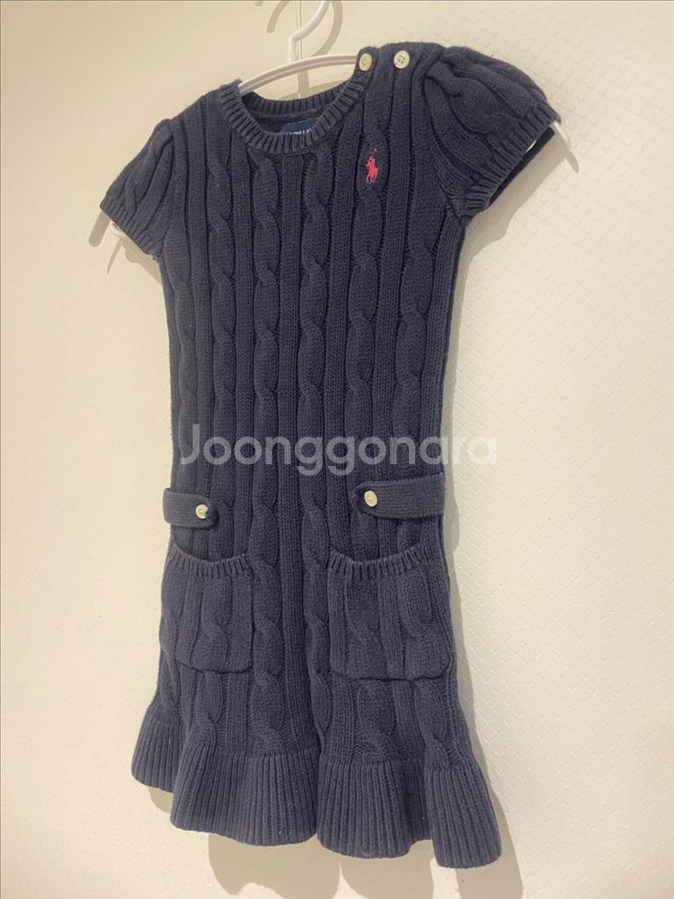 폴로 랄프로렌 케이블 니트 원피스 24M--2