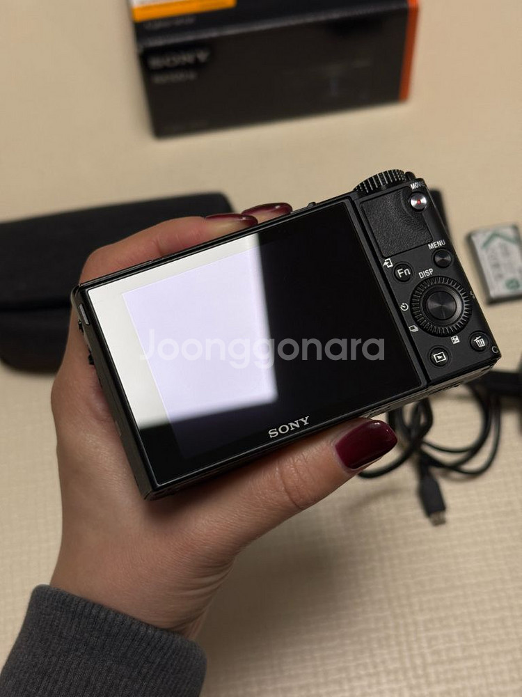 소니 RX100M7 카메라 풀박스--6
