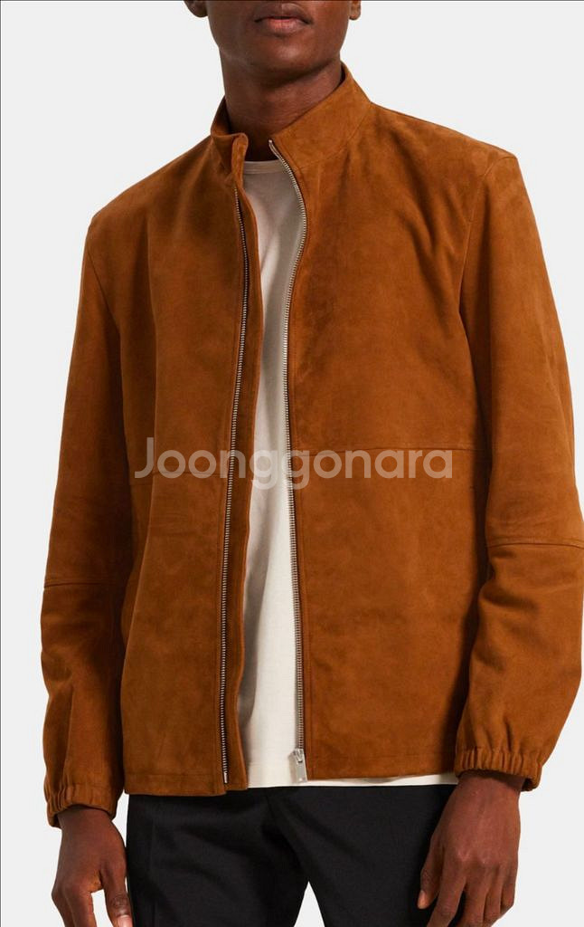 띠어리 theory 스웨이드 자켓 xs(95)--1