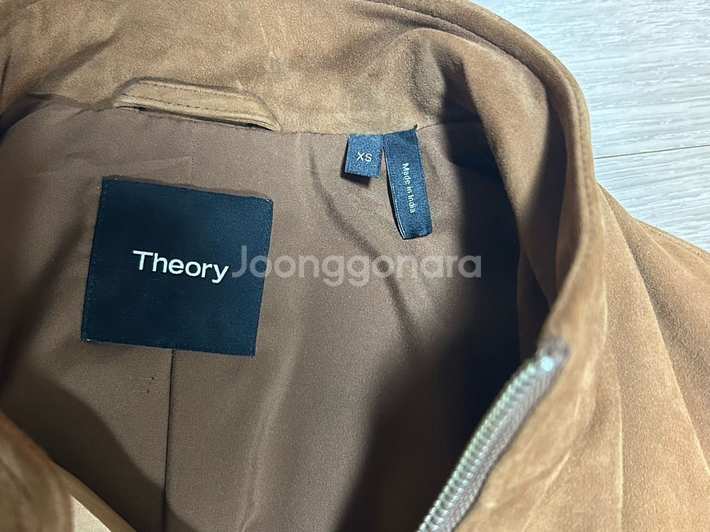 띠어리 theory 스웨이드 자켓 xs(95)--5
