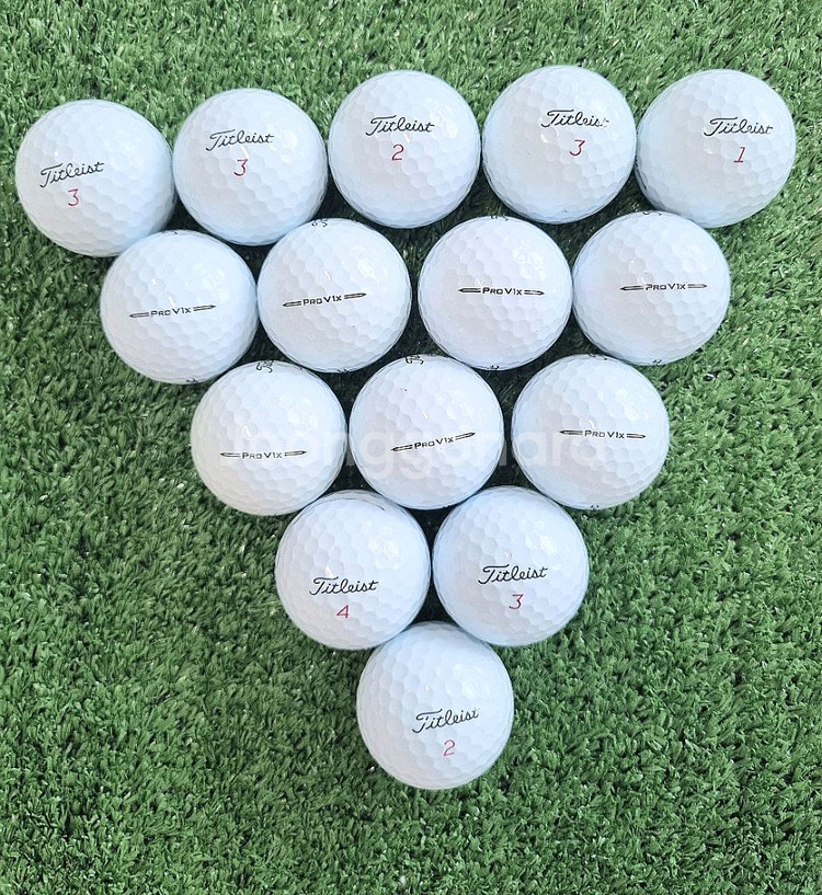 타이틀리스트 V1X A+/A급 20개 골프공 로스트볼--0