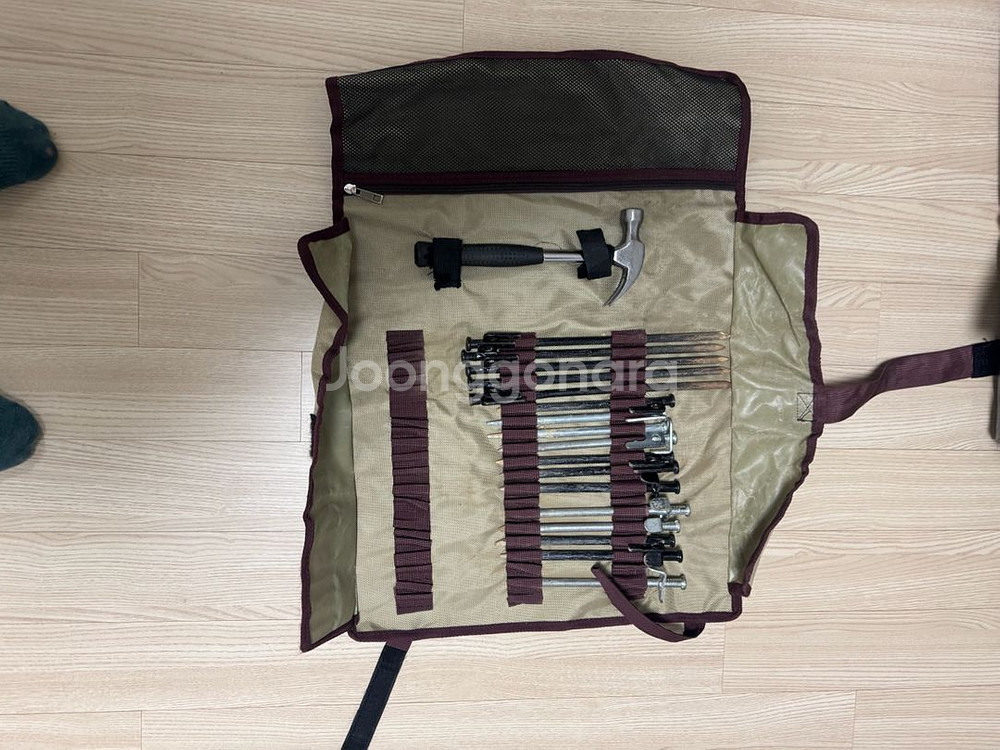 캠핑용품 세트(쉘터+텐트+타프+화롯대+방수포+망치팩)--7