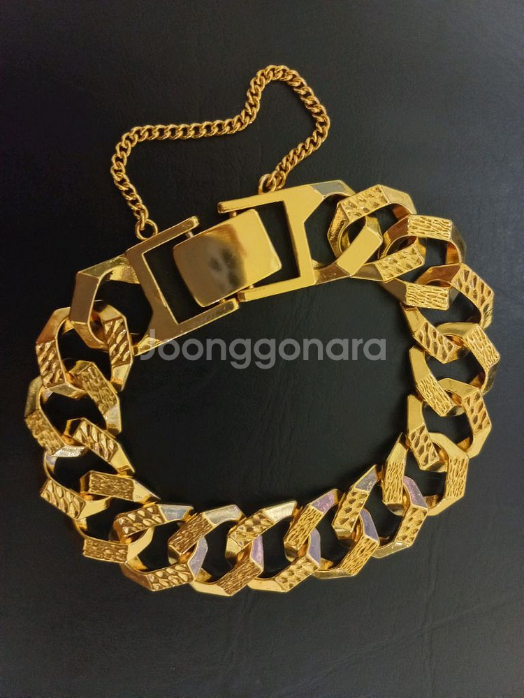 새상품 순금도금 도금팔찌 도금목걸이--2