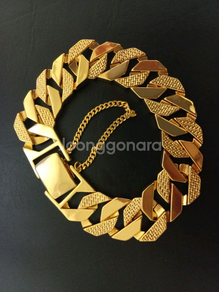 새상품 순금도금 도금팔찌 도금목걸이--1