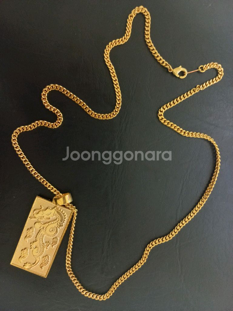 새상품 순금도금 도금팔찌 도금목걸이--5