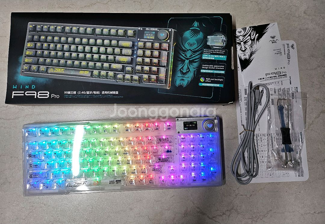 AULA F98 기계식 키보드 (독거미 키보드)--0