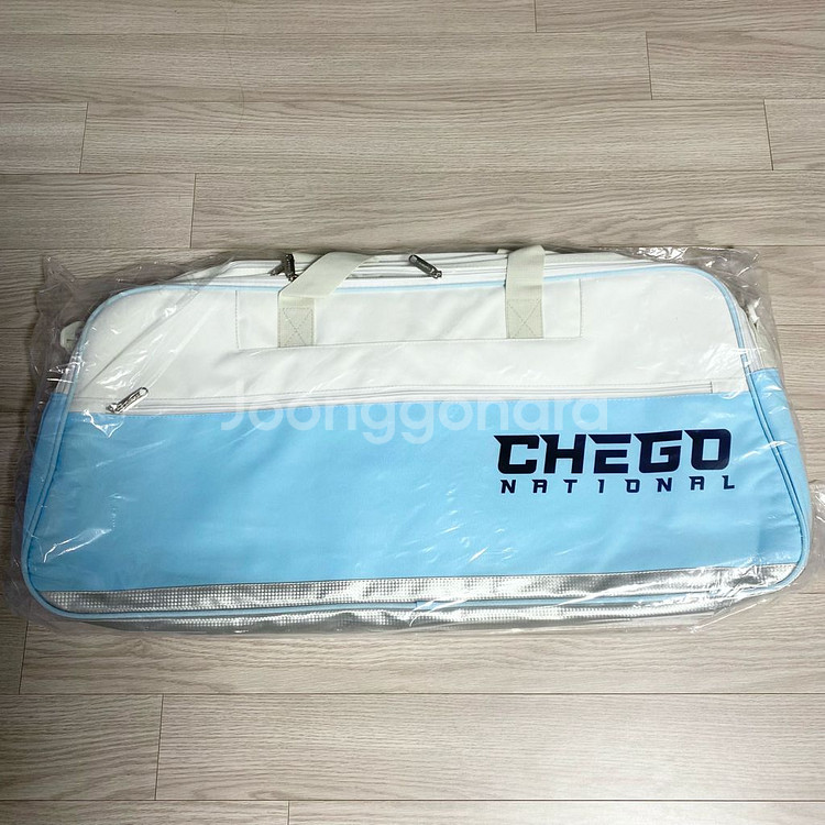 chego 3단 배드민턴 가방 스카이블루 (새상품)--1
