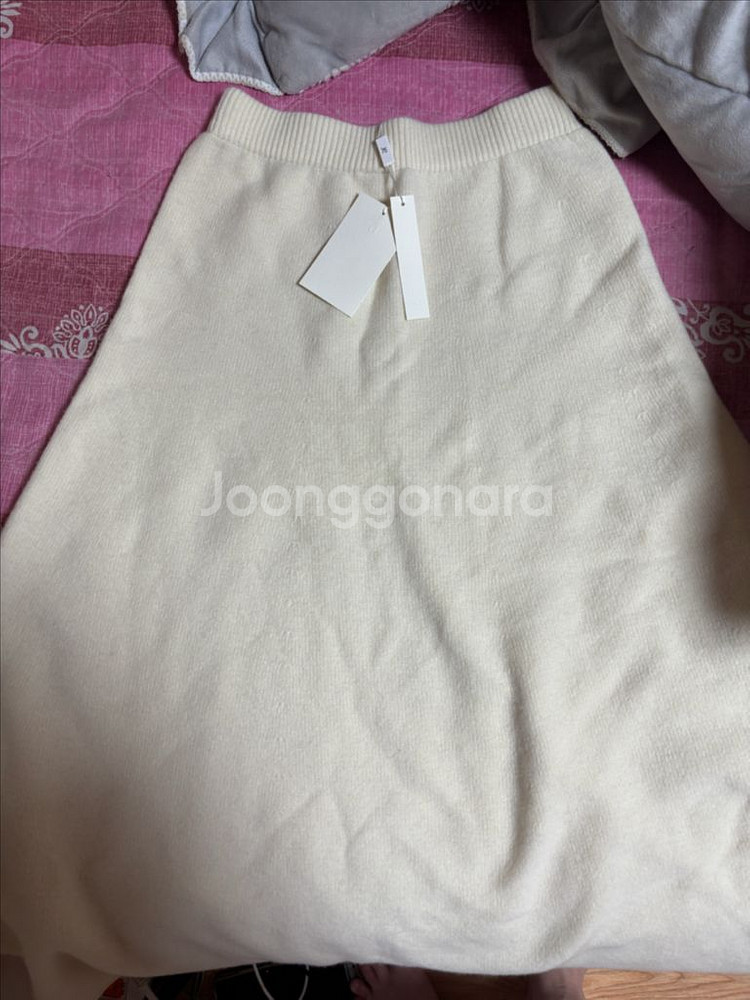 어라운드율 니트스커트 아이보리--0
