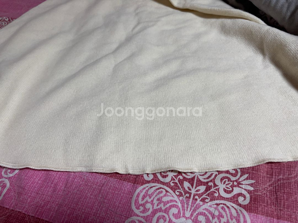 어라운드율 니트스커트 아이보리--2