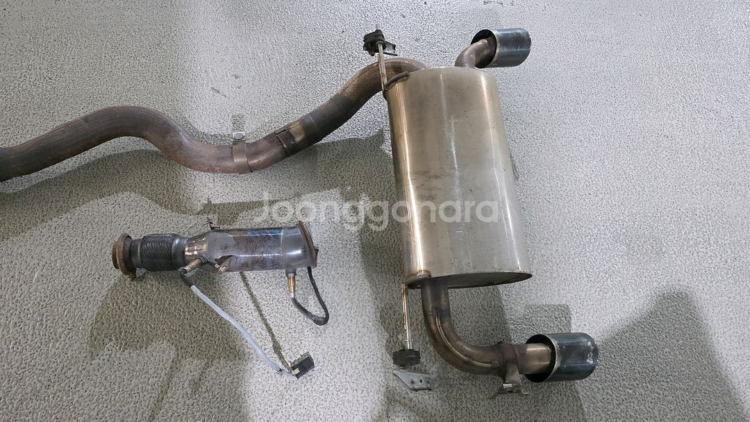 BMW F32 428i 아우라에스 풀배기 + 논촉 다운파이프--1