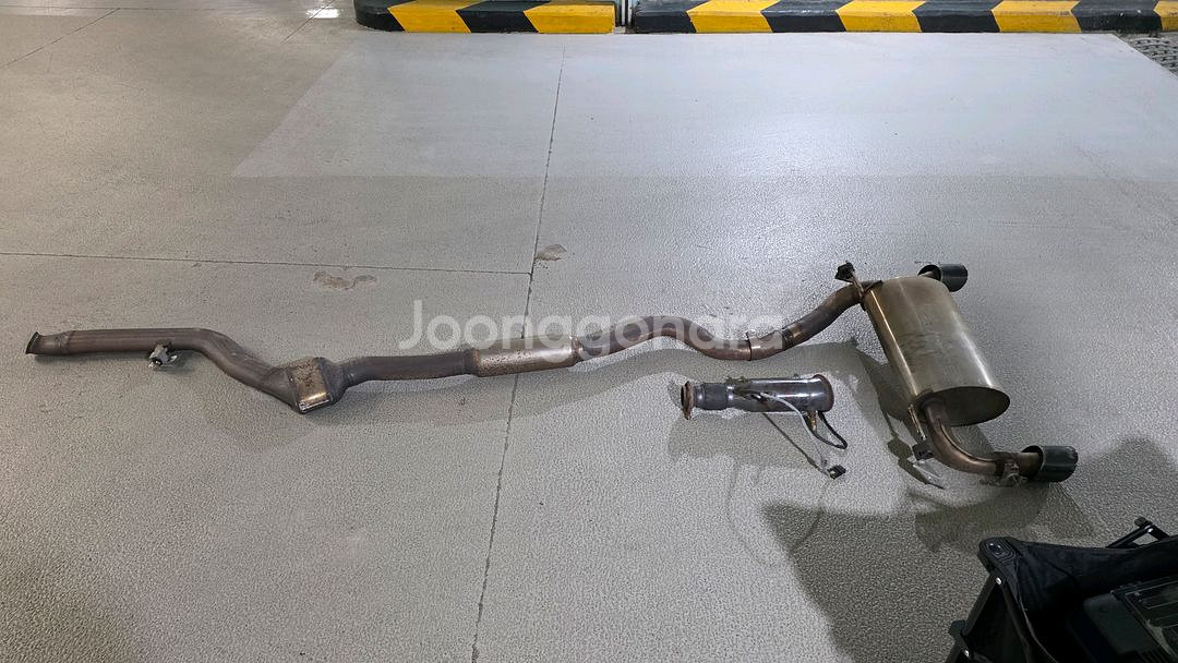 BMW F32 428i 아우라에스 풀배기 + 논촉 다운파이프--0