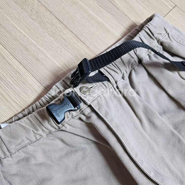 L 82~84 32~34 남자 카고 팬츠 베이지- 긴바지 반바지 2in1--2