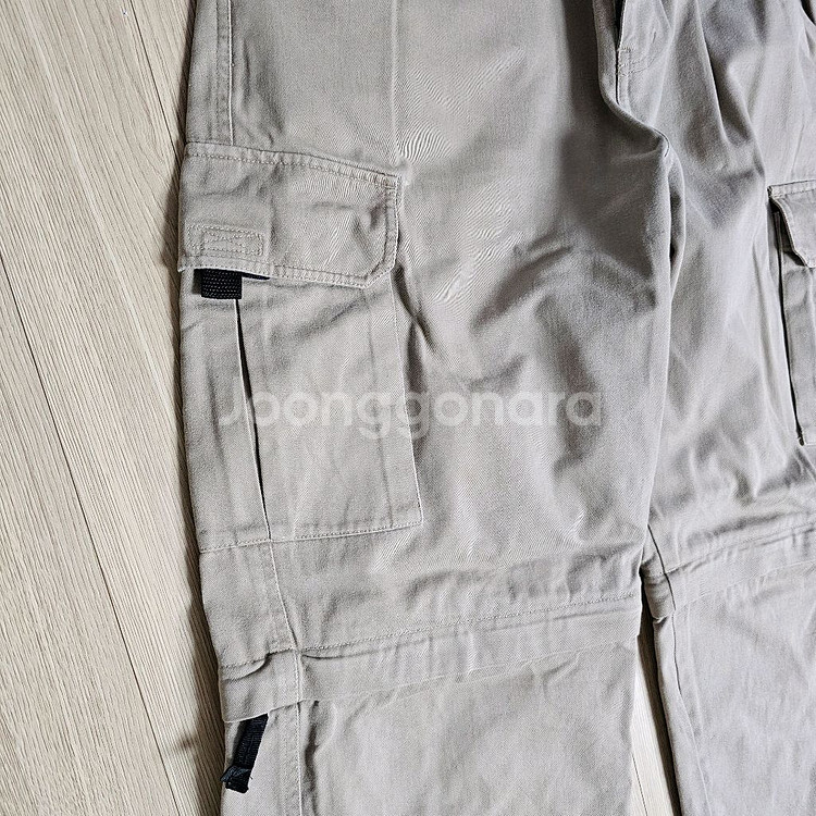 L 82~84 32~34 남자 카고 팬츠 베이지- 긴바지 반바지 2in1--4