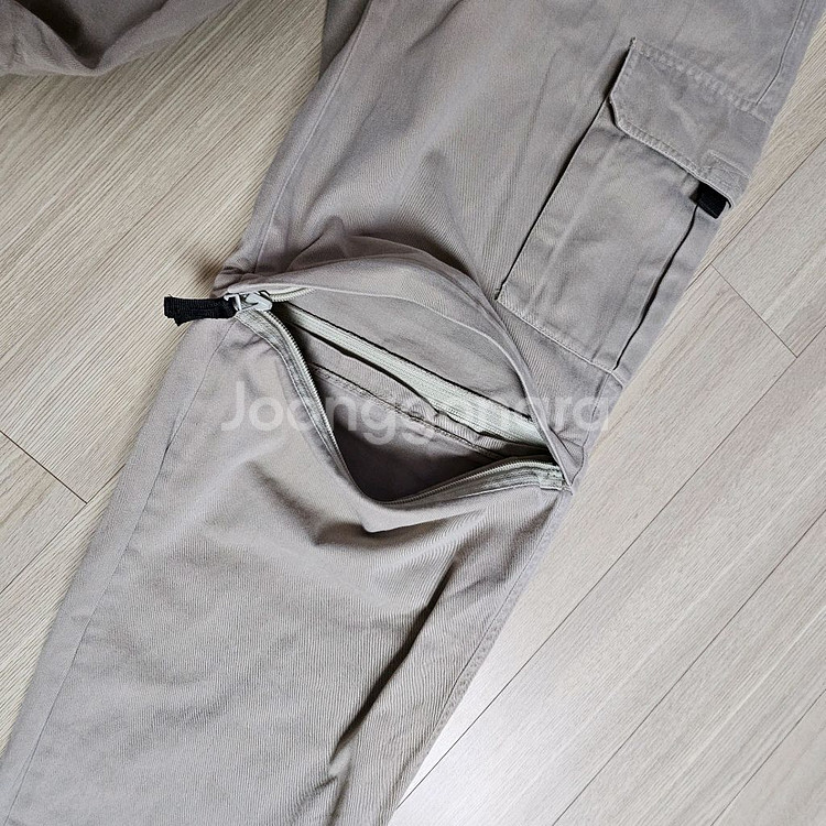 L 82~84 32~34 남자 카고 팬츠 베이지- 긴바지 반바지 2in1--6