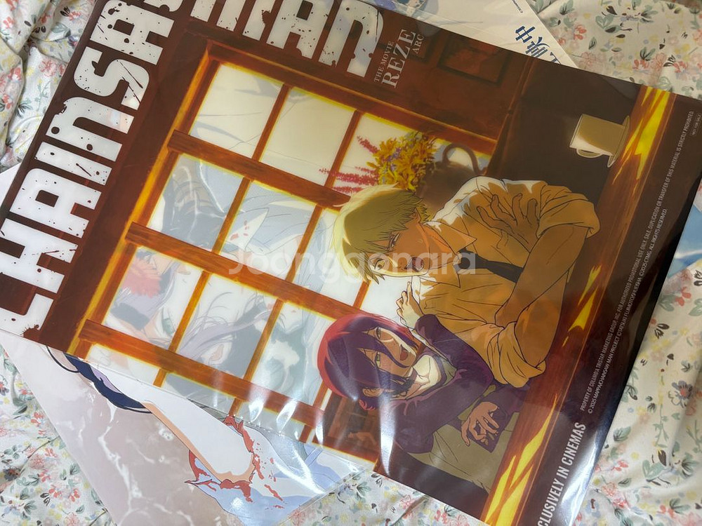 카페 체인소맨 레제편 A3 포스터 특전 6주차--1