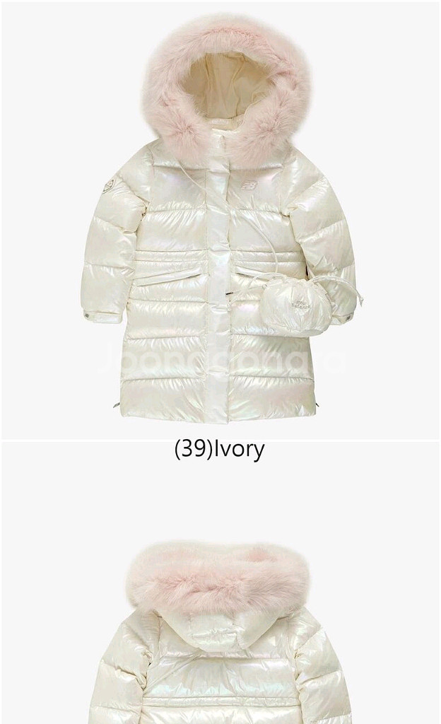 뉴발란스 여아 롱 다운 패딩 130--0