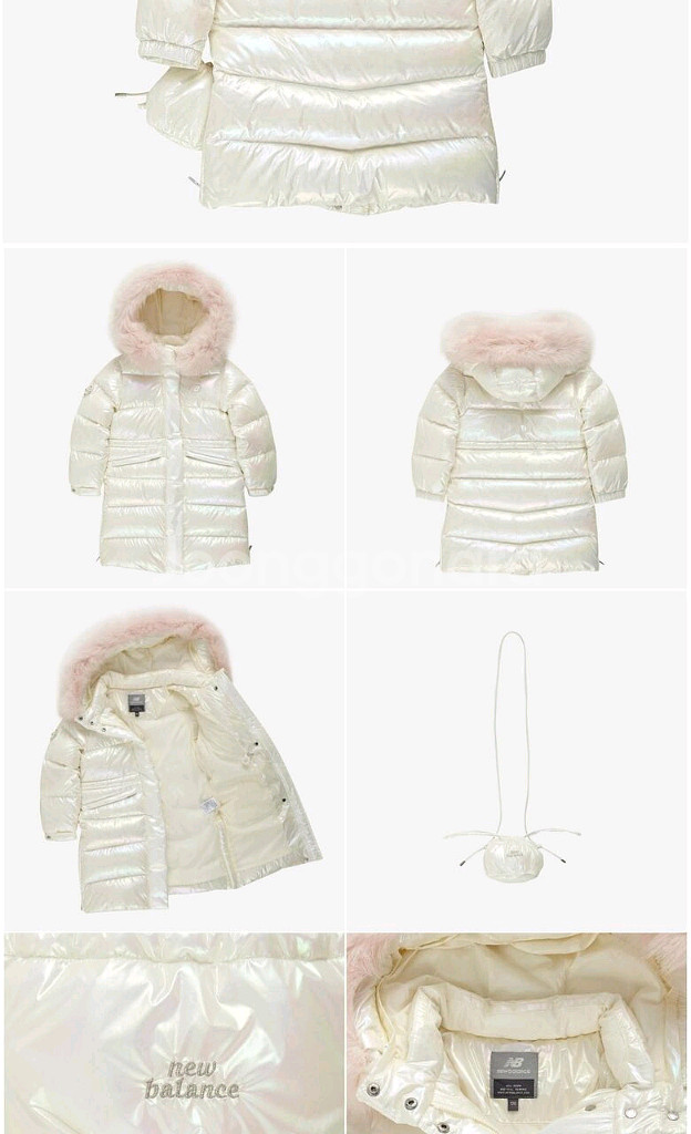 뉴발란스 여아 롱 다운 패딩 130--1