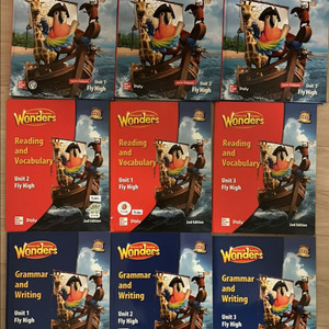 폴리 교재 원더스 fly high unit 1,2,3 + 유레카