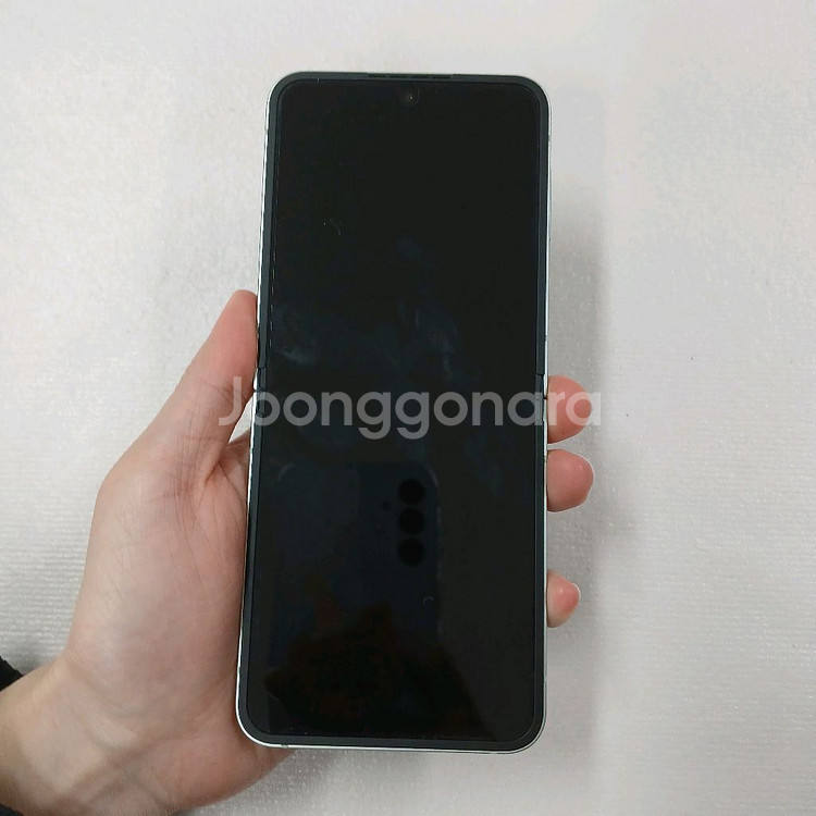 상태깨끗 갤럭시Z플립6 민트 256기가 공기계 중고폰 업무폰 퀵가능--1