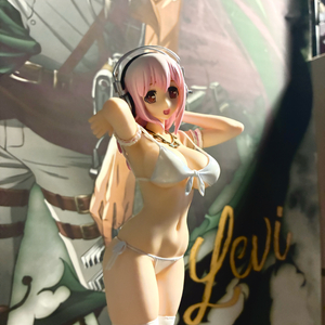 슈퍼 소니코 그라비아 수영복 화이트 성피 성인 피규어 미소녀