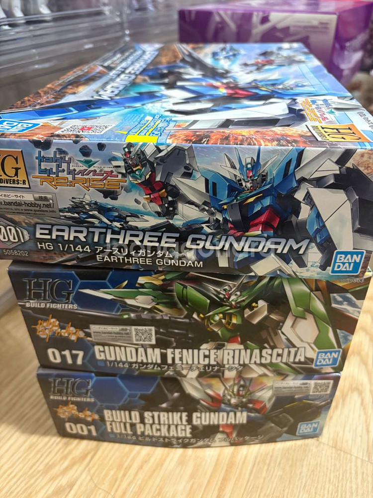 hg 건담 프라모델 7종 일괄 급처--0