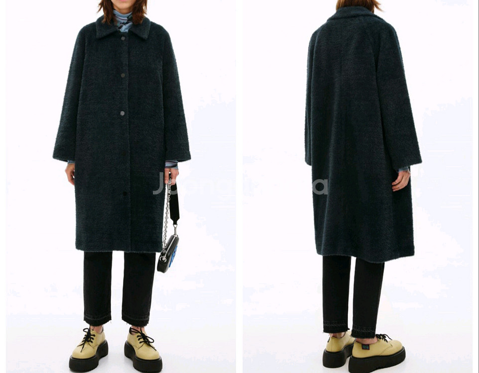 빔바이롤라 BIMBAY LOLA 퍼 오버핏 코트--0