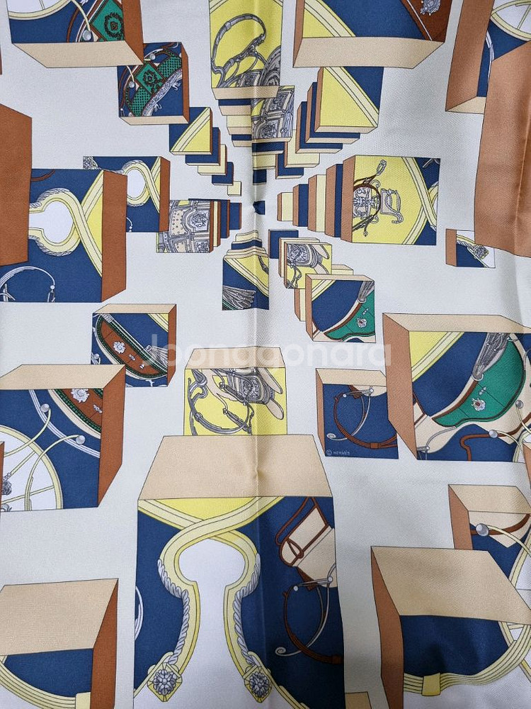 에르메스 스프링스 실크 스카프--0