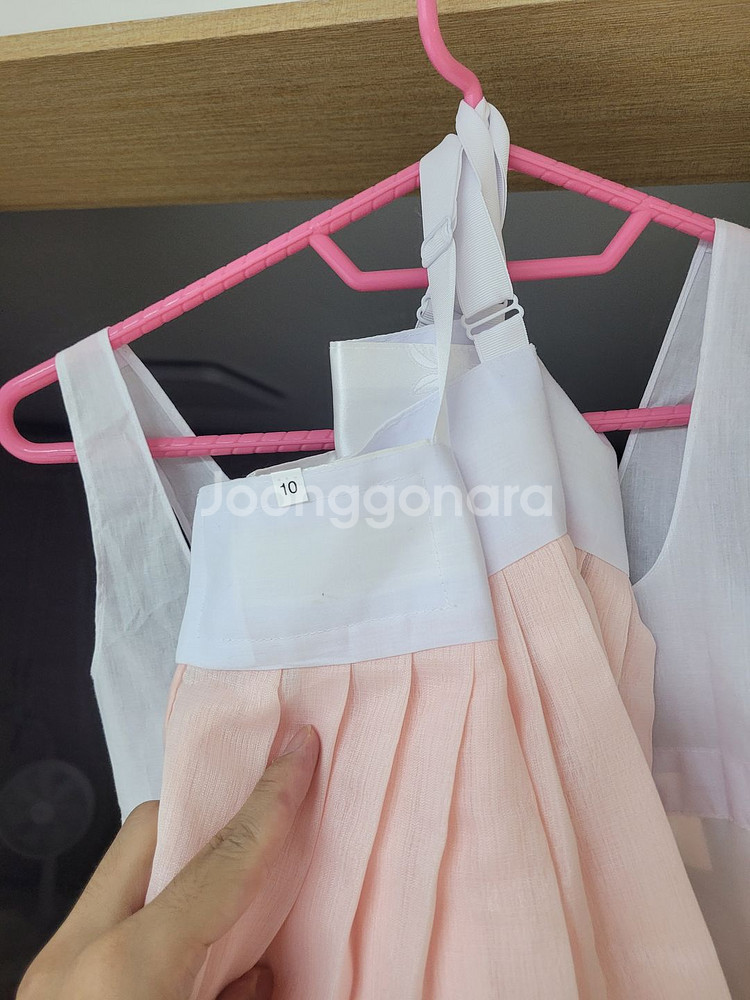 여아한복 세트 (저고리+치마)10 새상품급--2