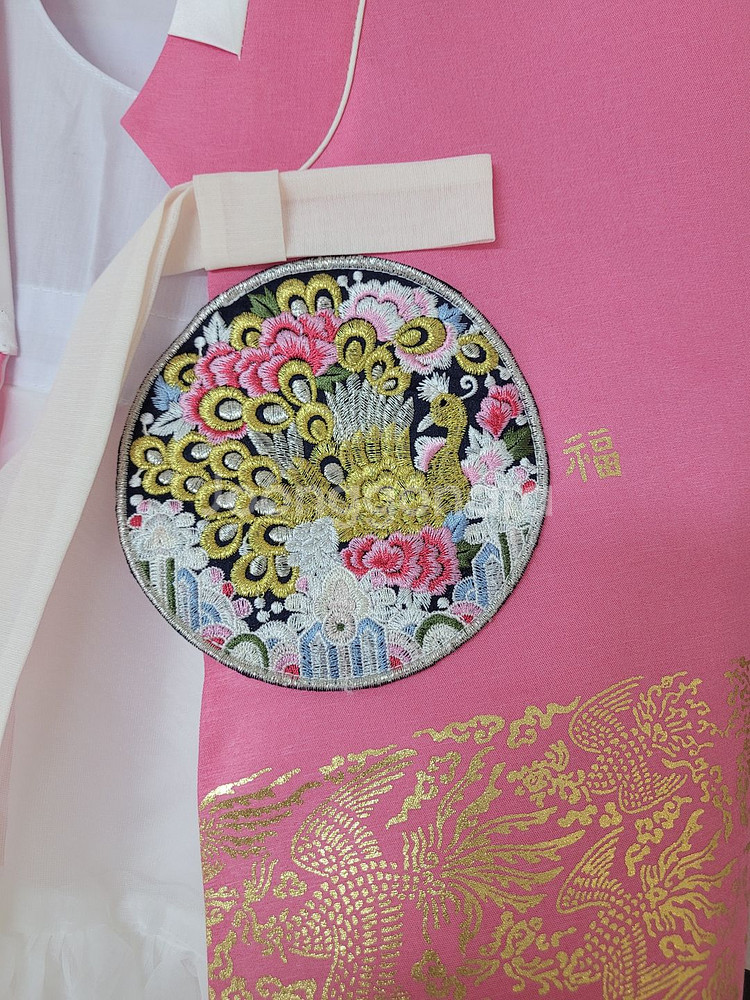 여아한복 세트 (저고리+치마)10 새상품급--1