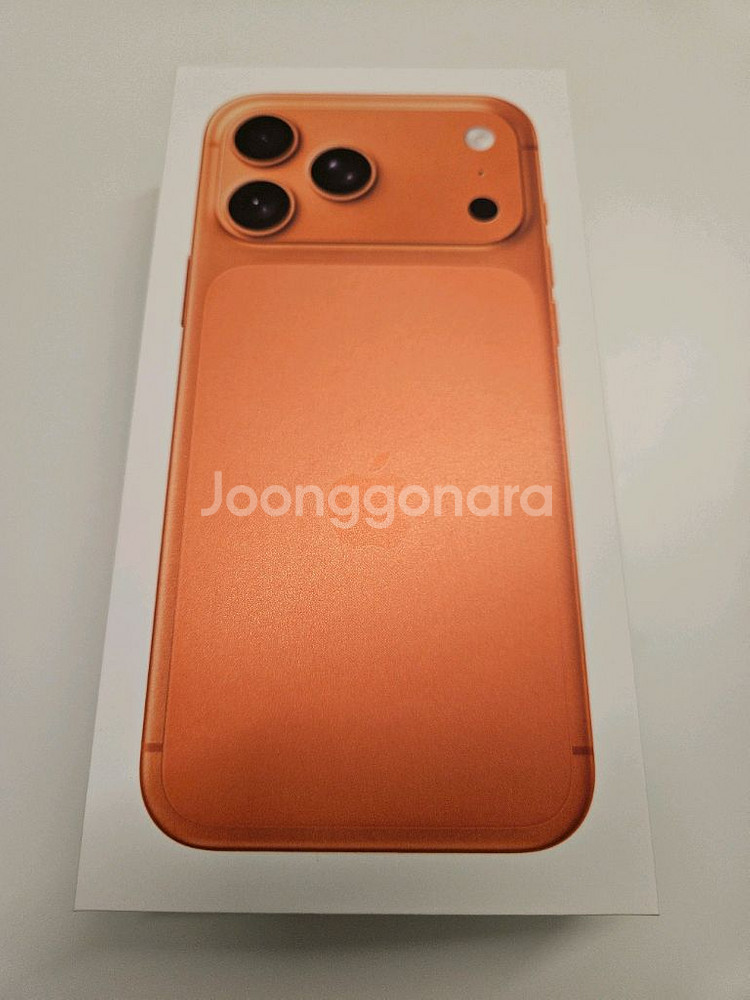 [새상품] 아이폰17 프로맥스 256G 오렌지--0
