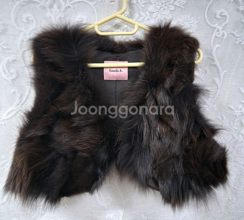 바닐라비 여우털 볼레로 S--0