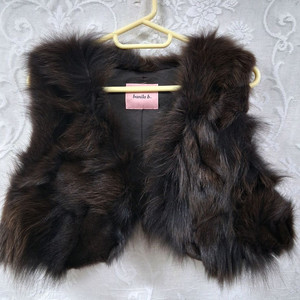 바닐라비 여우털 볼레로 S