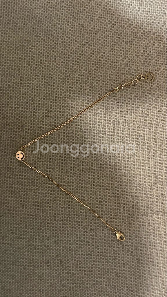 18k 골드 체인 팔찌--0