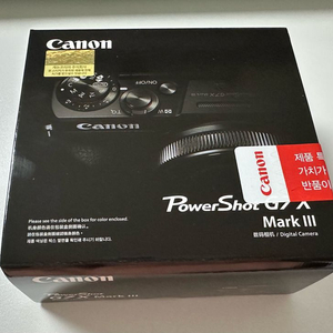 새상품 캐논 파워샷 G7X Mark3